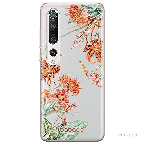 ERT GROUP mobiltelefonfodral för Xiaomi MI 10 / PRO originalt och officiellt licensierat Babaco mönster Flowers 057 optimalt anpassad till formen på mobiltelefonen, gedeeltelijk transparant 5905131364449