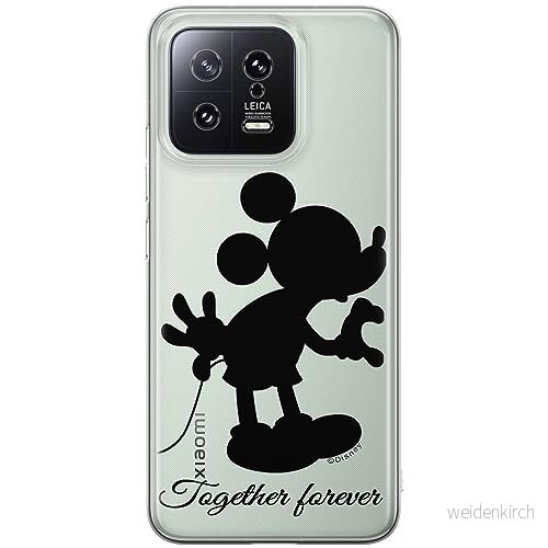 ERT GROUP mobiltelefonfodral för Xiaomi 13 originalt och officiellt licensierat Disney mönster Mickey 005 optimalt anpassad till formen på mobiltelefonen, gedeeltelijk transparant 5905511895600