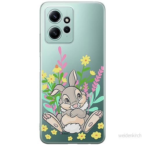 ERT GROUP mobiltelefonfodral för Xiaomi REDMI NOTE 12 4G originalt och officiellt licensierat Disney mönster Thumper 004 optimalt anpassad till formen på mobiltelefonen, gedeeltelijk transparant 5905795046996