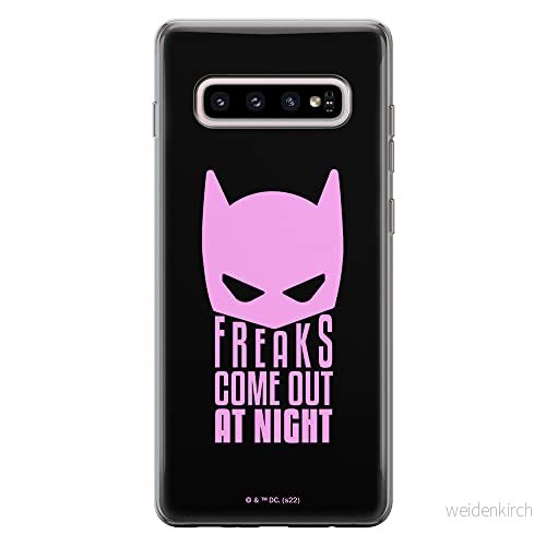 ERT GROUP mobiltelefonfodral för Samsung S10 PLUS originalt och officiellt licensierat DC mönster Batman 052 optimalt anpassad till formen på mobiltelefonen, fodral tillverkad av TPU plast 5905131545466