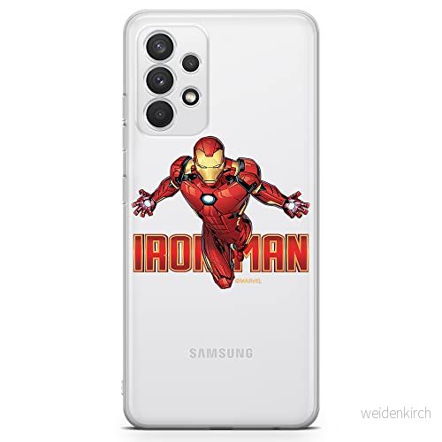 ERT GROUP mobiltelefonfodral för Samsung A32 4G LTE originalt och officiellt licensierat Marvel mönster Iron Man 030 optimalt anpassad till formen på mobiltelefonen, gedeeltelijk transparant 5904805152573