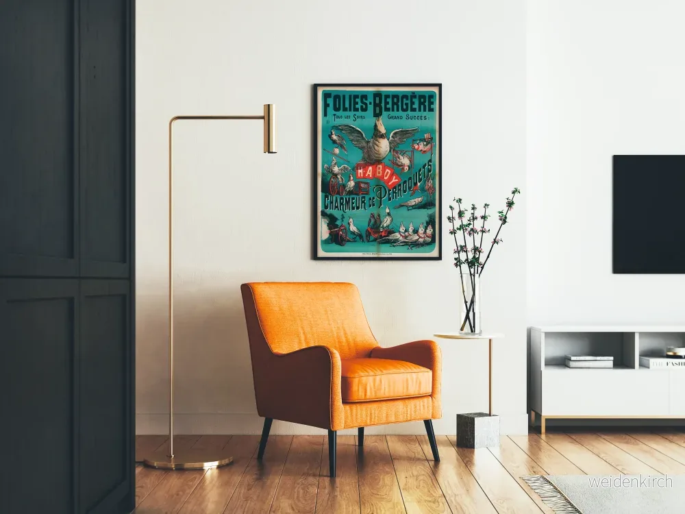 Vintageposter Folies Bergère Charmeur de Perroquets - Bild 2