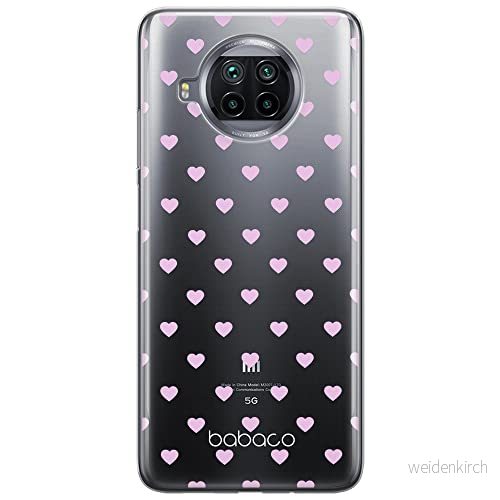 ERT GROUP mobiltelefonfodral för Xiaomi REDMI NOTE 9T originalt och officiellt licensierat Babaco mönster Hearts 001 optimalt anpassad till formen på mobiltelefonen, gedeeltelijk transparant 5904805649202