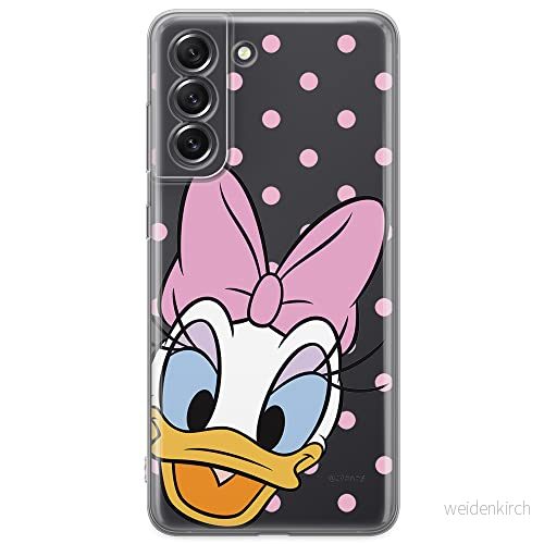 ERT GROUP mobiltelefonfodral för Samsung S21 FE originalt och officiellt licensierat Disney mönster Daisy 004 optimalt anpassad till formen på mobiltelefonen, gedeeltelijk transparant 5903932975420