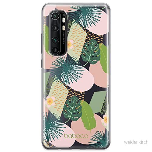 ERT GROUP mobiltelefonfodral för Xiaomi MI NOTE 10 Lite originalt och officiellt licensierat Babaco mönster Plants 012 optimalt anpassad till formen på mobiltelefonen, gedeeltelijk transparant 5903932578331