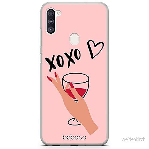 ERT GROUP mobiltelefonfodral för Samsung A03S originalt och officiellt licensierat Babaco mönster XOXO 001 optimalt anpassad till formen på mobiltelefonen, fodral tillverkad av TPU plast 5904805045646