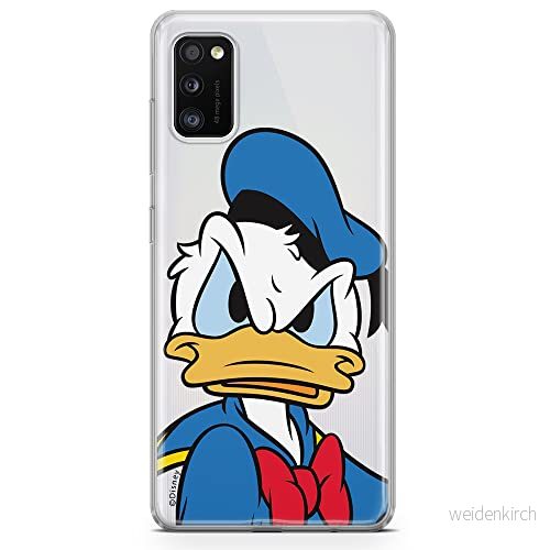 ERT GROUP mobiltelefonfodral för Samsung A41 originalt och officiellt licensierat Disney mönster Donald 003 optimalt anpassad till formen på mobiltelefonen, gedeeltelijk transparant 5903537508917