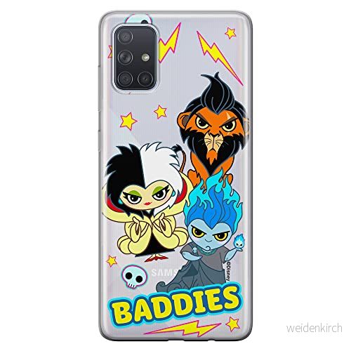 ERT GROUP mobiltelefonfodral för Samsung A71 5G originalt och officiellt licensierat Disney mönster Villains 004 optimalt anpassad till formen på mobiltelefonen, gedeeltelijk transparant 5905131377159