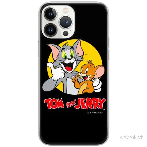 ERT GROUP mobiltelefonfodral för Samsung S10 PLUS originalt och officiellt licensierat Tom and Jerry mönster 013 Vit optimalt anpassad till formen på mobiltelefonen, fodral tillverkad av TPU plast 5904805273605