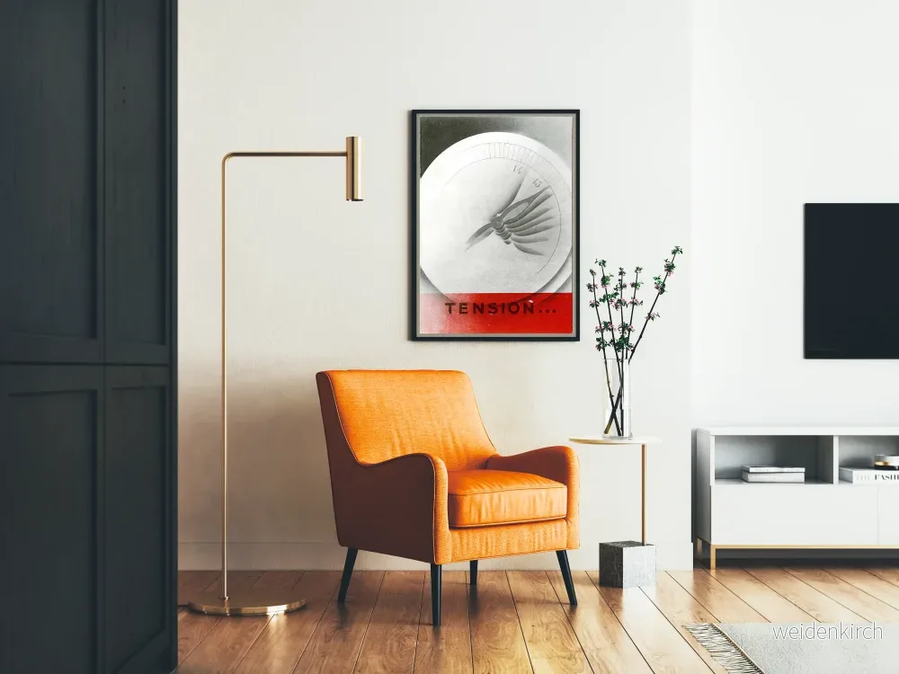 Vintage spänningsaffisch för elektrisk spänningsmätning - Bild 2