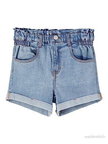 Name It Nkfbella Dnmtazza Hw Shorts Noos denim, Ljusblå 152 cm 5715213030717