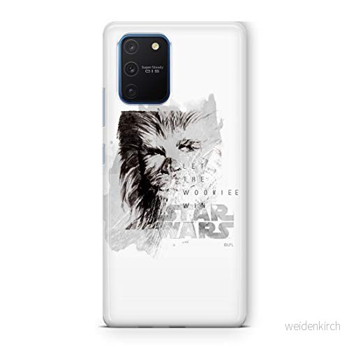 ERT GROUP mobiltelefonfodral för Samsung S10 Lite/A91 originalt och officiellt licensierat Star Wars mönster Chewbacca 004 Vit anpassad till formen på mobiltelefonen, fodral tillverkad av TPU plast 5903537781822