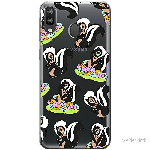 ERT GROUP mobiltelefonfodral för Samsung M20 originalt och officiellt licensierat Disney mönster Pepe Le Pew 003 optimalt anpassad till formen på mobiltelefonen, gedeeltelijk transparant 5905131816405