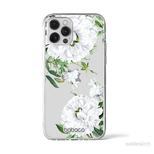ERT GROUP mobiltelefonfodral för Iphone 12 PRO MAX originalt och officiellt licensierat Babaco mönster Flowers 047 optimalt anpassad till formen på mobiltelefonen, gedeeltelijk transparant 5905131332547