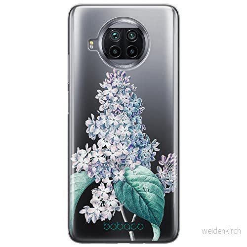 ERT GROUP mobiltelefonfodral för Xiaomi MI 10T LITE/REDMI NOTE 9 PRO 5G originalt och officiellt licensierat Babaco mönster Flowers 024, gedeeltelijk transparant 5905131250735