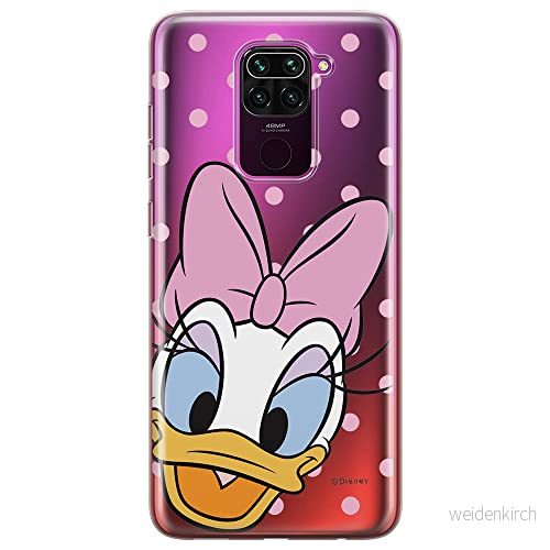 ERT GROUP mobiltelefonfodral för Xiaomi REDMI NOTE 9 originalt och officiellt licensierat Disney mönster Daisy 004 optimalt anpassad till formen på mobiltelefonen, gedeeltelijk transparant 5903932035001