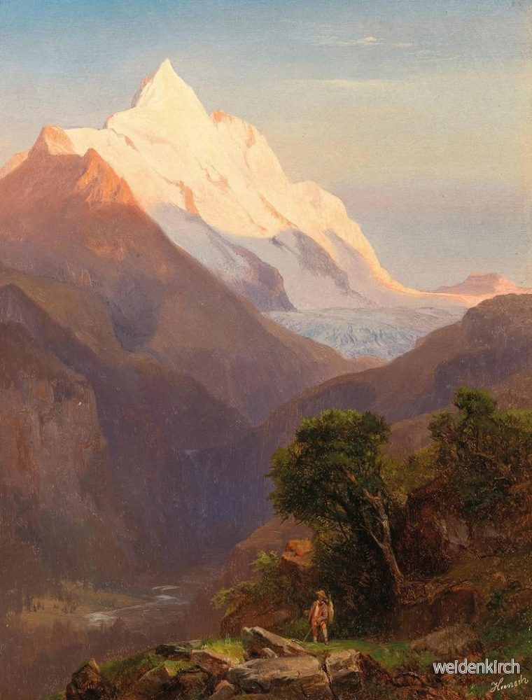 Målning Le Grossglockner - Anton Hansch - Bild 2