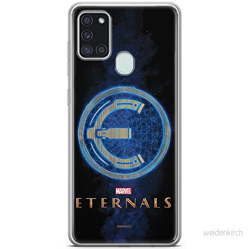 ERT GROUP mobiltelefonfodral för Samsung A21s originalt och officiellt licensierat Marvel mönster Eternals 005 optimalt anpassad till formen på mobiltelefonen, fodral tillverkad av TPU plast 5904805107375