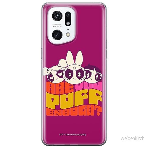 ERT GROUP mobiltelefonfodral för Oppo FIND X5 PRO originalt och officiellt licensierat The Powerpuff Girls mönster 044, fodral tillverkad av TPU plast 5905511987893