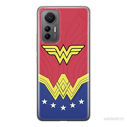 ERT GROUP mobiltelefonfodral för Xiaomi 12 LITE originalt och officiellt licensierat DC mönster Wonder Woman 008 optimalt anpassad till formen på mobiltelefonen, fodral tillverkad av TPU plast 5905511499013