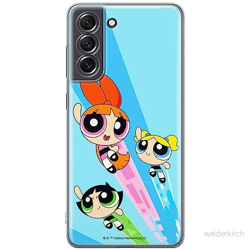 ERT GROUP mobiltelefonfodral för Samsung S21 FE originalt och officiellt licensierat The Powerpuff Girls mönster 032, fodral tillverkad av TPU plast 5905511978372