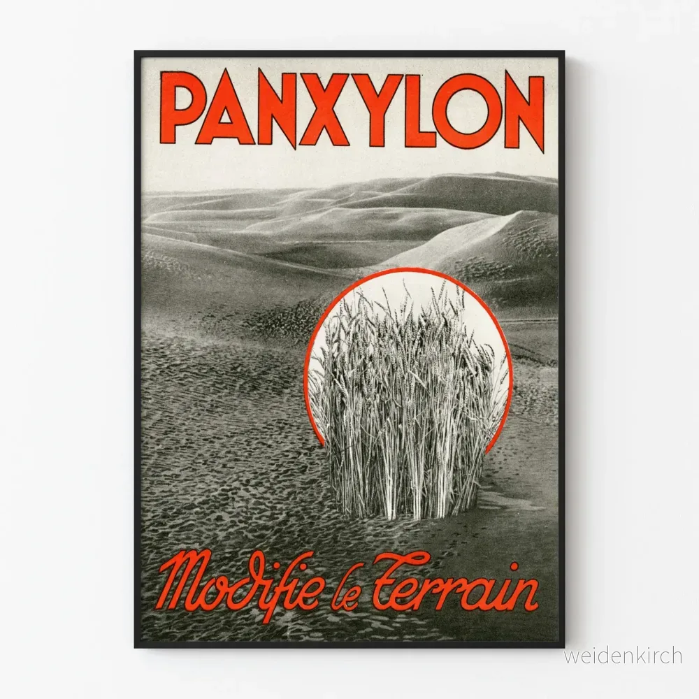 Vintageaffisch Panxylon - Väggdekoration Jordbrukskonst