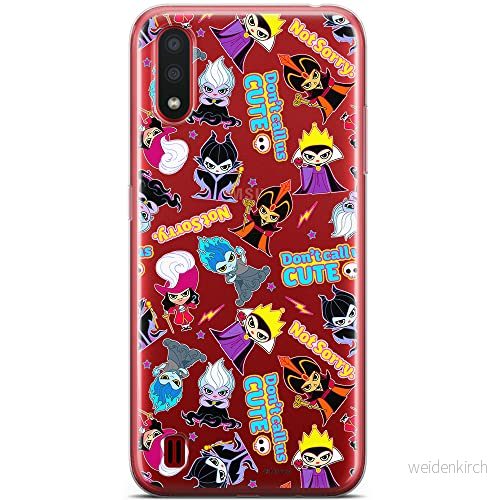 ERT GROUP mobiltelefonfodral för Samsung A01 originalt och officiellt licensierat Disney mönster Villains 008 optimalt anpassad till formen på mobiltelefonen, gedeeltelijk transparant 5905131389459