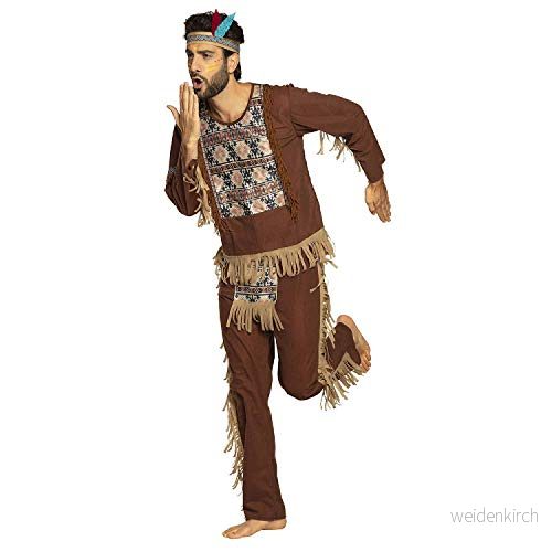 Boland 84546 vuxen kostym indianer, herrar, brun 8712026845467