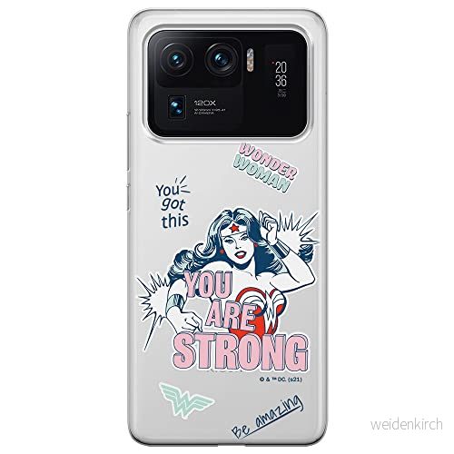 ERT GROUP mobiltelefonfodral för Xiaomi MI 11 ULTRA originalt och officiellt licensierat DC mönster Wonder Woman 025 optimalt anpassad till formen på mobiltelefonen, gedeeltelijk transparant 5903932934250