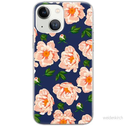 ERT GROUP mobiltelefonfodral för Apple Iphone 13 MINI originalt och officiellt licensierat Babaco mönster Flowers 014 optimalt anpassad till formen på mobiltelefonen, fodral tillverkad av TPU plast 5903932851267