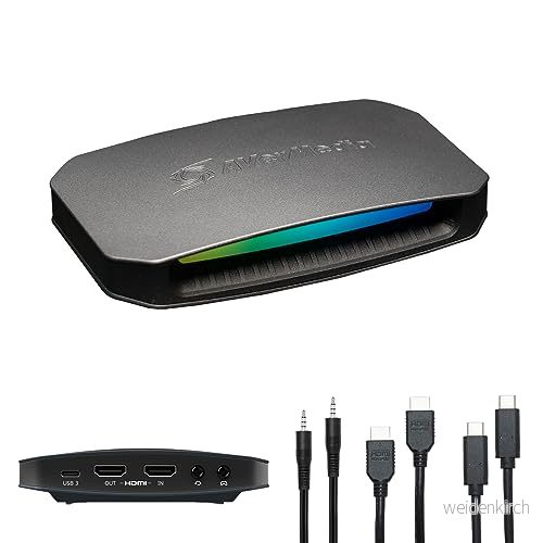 AVerMedia HDMI inspelningskort 2.1 för streaming och spel, VRR support HDR 4K Xbox serierna x/s, PS5, One, PS4, Nintendo Switch GC553G2 Live Gamer Ultra 850036764465