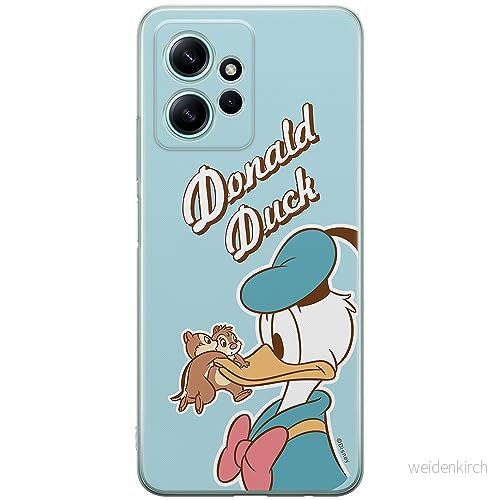 ERT GROUP mobiltelefonfodral för Xiaomi REDMI NOTE 12 4G originalt och officiellt licensierat Disney mönster Donald & Friends 001 anpassad till formen på mobiltelefonen, fodral tillverkad av TPU plast 5905511951030