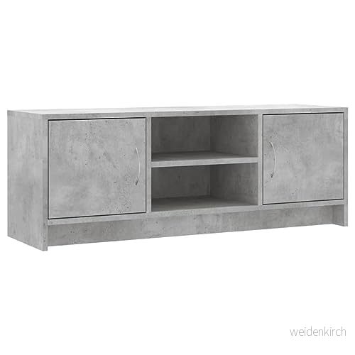 Tv bänk betonggrå 102x30x37,5 cm konstruerat trä 8720845925055
