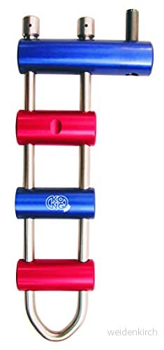 Desconocido Kong RACKONG descensor Gjuten anodiserad Tillbehör Försäkringsgivare, Vuxen Unisex, Multifärg (Multicolor), En storlek 8023577008424