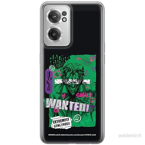 ERT GROUP mobiltelefonfodral för OnePlus NORD CE 2 originalt och officiellt licensierat DC mönster Joker 026 optimalt anpassad till formen på mobiltelefonen, fodral tillverkad av TPU plast 5905795052263