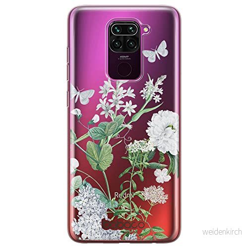 ERT GROUP mobiltelefonfodral för Xiaomi REDMI NOTE 9 originalt och officiellt licensierat Babaco mönster Flowers 033 optimalt anpassad till formen på mobiltelefonen, gedeeltelijk transparant 5905131288158