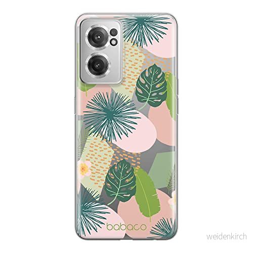 ERT GROUP mobiltelefonfodral för Oneplus NORD CE 2 originalt och officiellt licensierat Babaco mönster Plants 012 optimalt anpassad till formen på mobiltelefonen, gedeeltelijk transparant 5905511288440