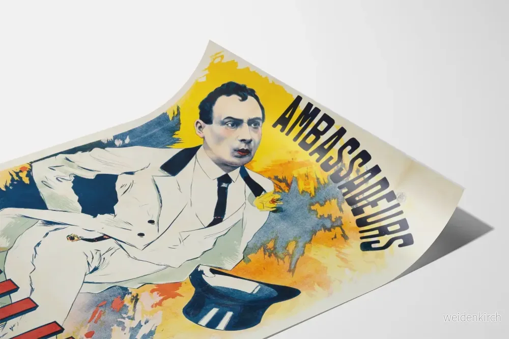 Vintageposter Ambassadeurs Paulus den populära sångaren - Bild 3