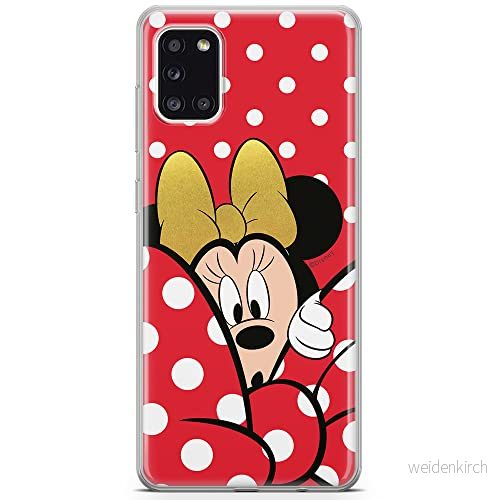ERT GROUP mobiltelefonfodral för Samsung A31 originalt och officiellt licensierat Disney mönster Minnie 015 optimalt anpassad till formen på mobiltelefonen, fodral tillverkad av TPU plast 5903040213445