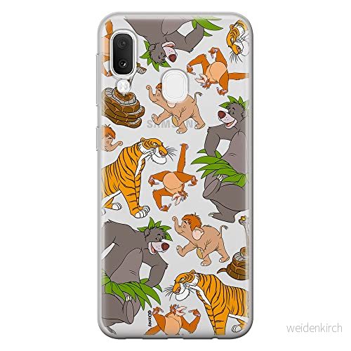 ERT GROUP mobiltelefonfodral för Samsung A20e originalt och officiellt licensierat Disney mönster Jungle Book 003 optimalt anpassad till formen på mobiltelefonen, gedeeltelijk transparant 5905131782236