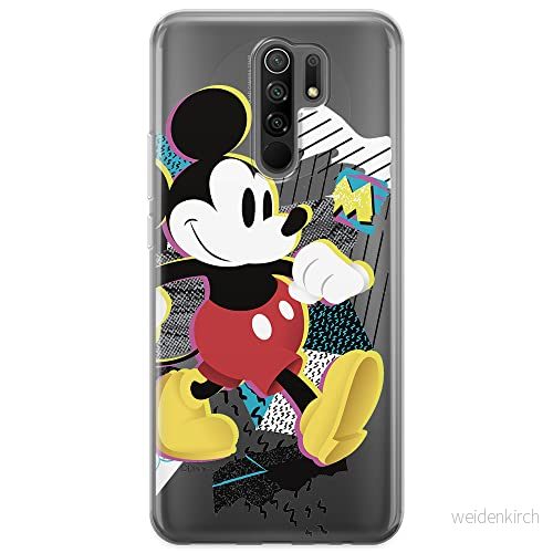 ERT GROUP mobiltelefonfodral för Xiaomi REDMI 9 originalt och officiellt licensierat Disney mönster Mickey 032 optimalt anpassad till formen på mobiltelefonen, gedeeltelijk transparant 5903040287118