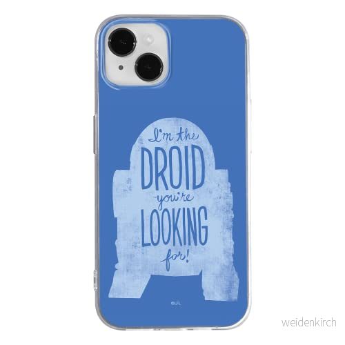 ERT GROUP mobiltelefonfodral för Apple Iphone 14 originalt och officiellt licensierat Star Wars mönster R2D2 006 optimalt anpassad till formen på mobiltelefonen, fodral tillverkad av TPU plast 5905131880284