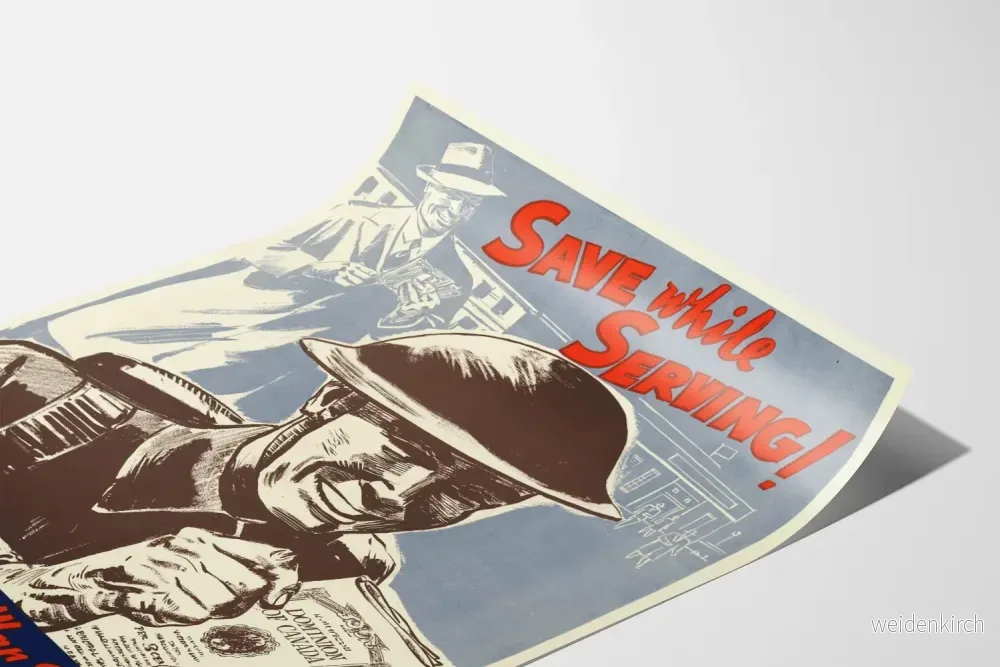 Vintage propagandaposter för att köpa segerobligationer - Bild 3