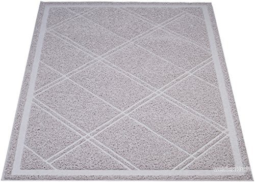 Amazon Basics Kattsandsmatta, oparfymerad, 61 x 89 cm, grå 816831016123