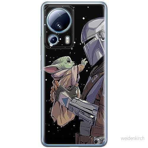 ERT GROUP mobiltelefonfodral för Xiaomi 13 LITE/CIVI 2 originalt och officiellt licensierat Star Wars mönster Baby Yoda 019 anpassad till formen på mobiltelefonen, fodral tillverkad av TPU plast 5905511923617