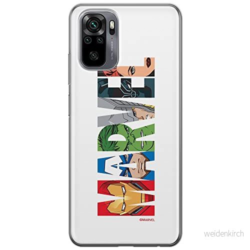 ERT GROUP mobiltelefonfodral för Xiaomi REDMI NOTE 10/ 10S originalt och officiellt licensierat Marvel mönster 011 optimalt anpassad till formen på mobiltelefonen, fodral tillverkad av TPU plast 5904805185021