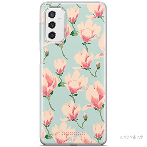 ERT GROUP mobiltelefonfodral för Samsung M52 5G originalt och officiellt licensierat Babaco mönster Flowers 016 optimalt anpassad till formen på mobiltelefonen, fodral tillverkad av TPU plast 5904805492938