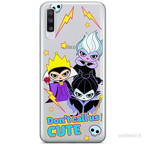 ERT GROUP mobiltelefonfodral för Samsung A70 originalt och officiellt licensierat Disney mönster Villains 003 optimalt anpassad till formen på mobiltelefonen, gedeeltelijk transparant 5905131376022
