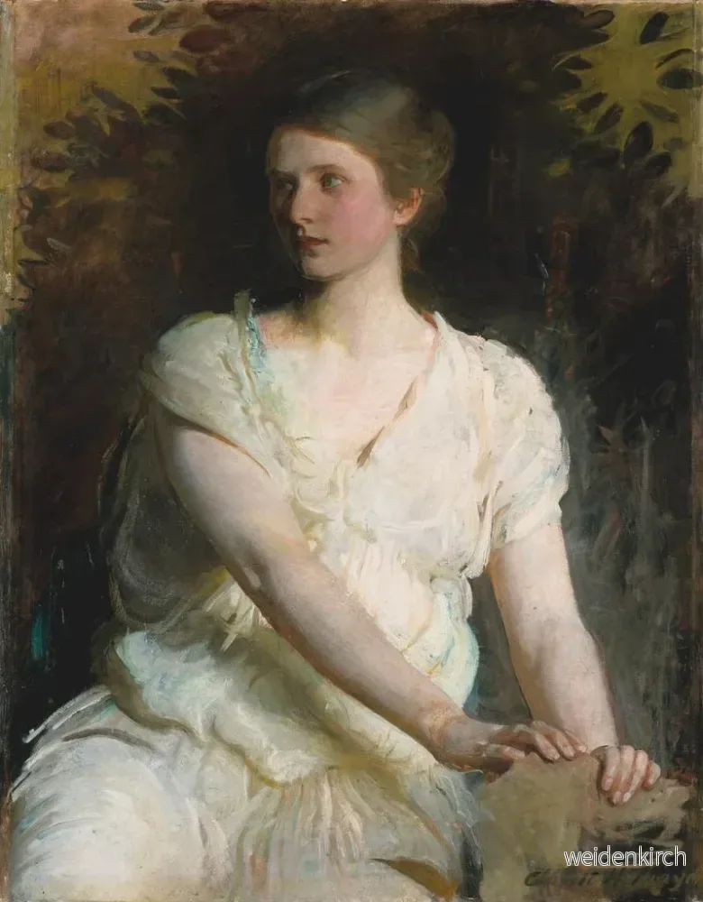 Målning Ung kvinna - Abbott Handerson Thayer | Konsttryck - Bild 2