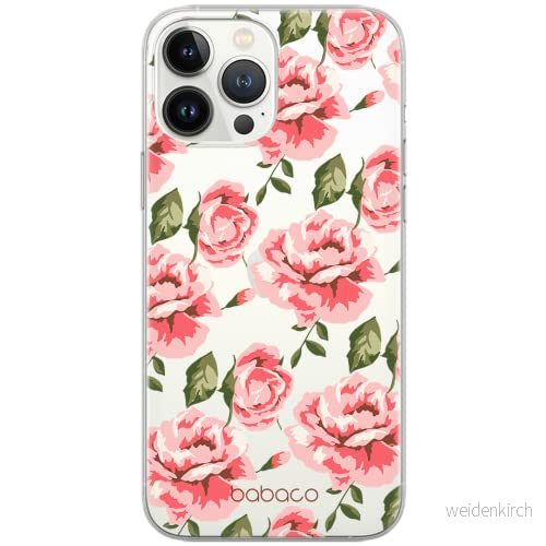 ERT GROUP mobiltelefonfodral för Apple Iphone 6 PLUS originalt och officiellt licensierat Babaco mönster Flowers 013 Vit optimalt anpassad till formen på mobiltelefonen, gedeeltelijk transparant 5903932610420